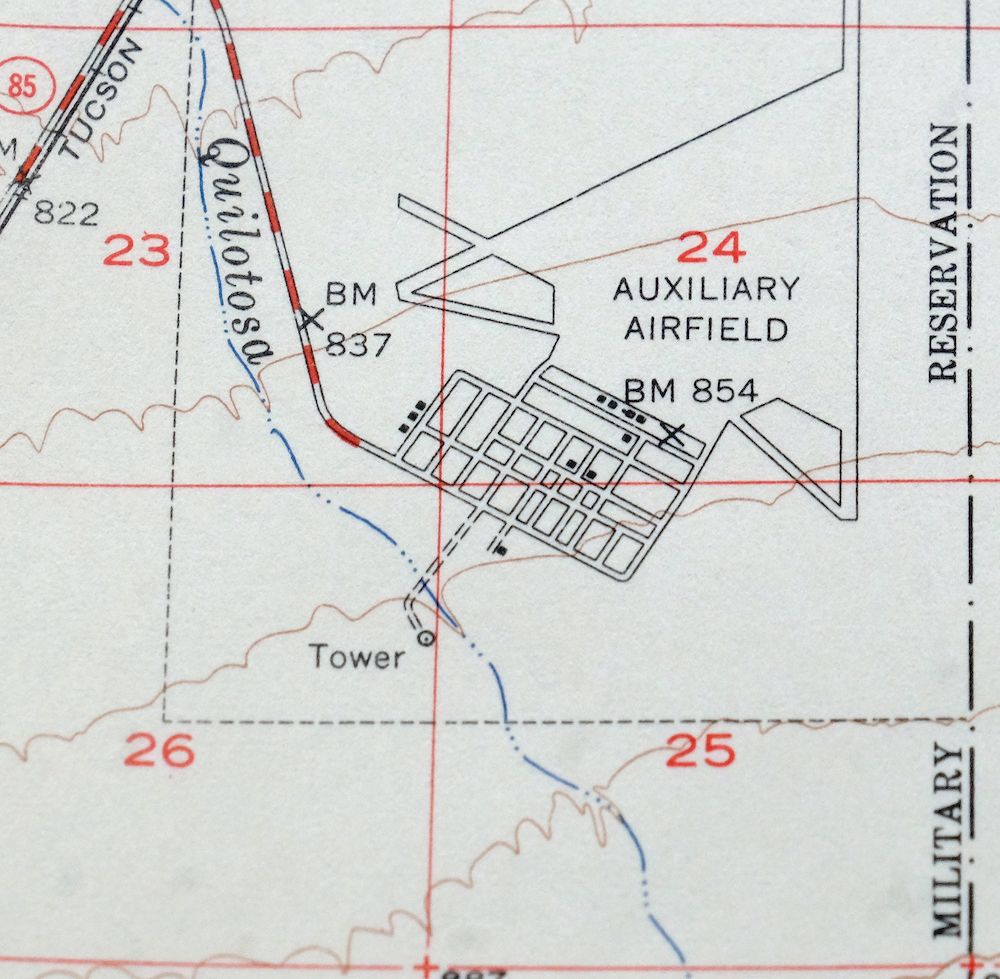 Gila Bend Arizona Bosque USGS 15-Min Topo Map 1955 Vintage - Image 2