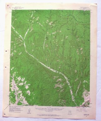 Cibecue Arizona Sitgreaves NF USGS Topo Map 1963 Vintage