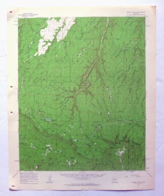 Woods Canyon Arizona Sitgreaves NF USGS 15-Min Topo Map 1963