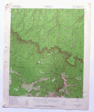 Promontory Butte Arizona Coconino NF USGS Topo Map 1960