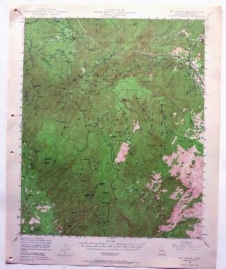 Mount Union Arizona Prescott NF Mayer USGS Topo Map 1964
