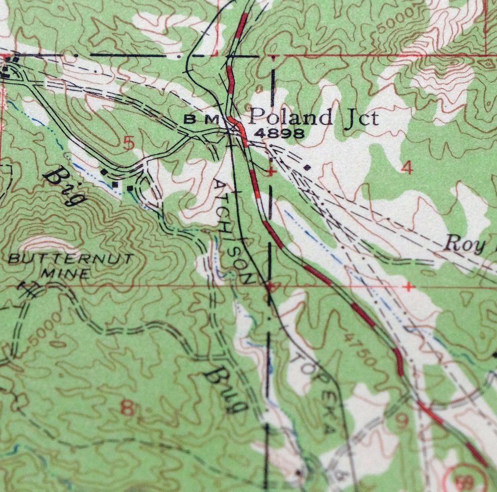 Mount Union Arizona Prescott NF Mayer USGS Topo Map 1964 - Image 3