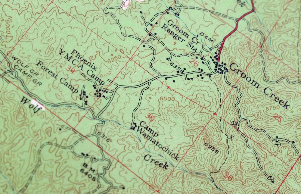 Mount Union Arizona Prescott NF Mayer USGS Topo Map 1964 - Image 2