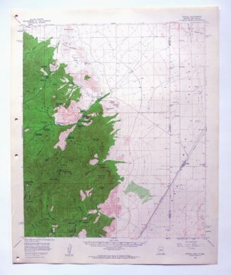 Portal Arizona Rodeo USGS 15-Min Topo Map 1963 Vintage