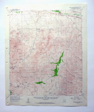 Empire Mountains Arizona Vail Pantano USGS Topo Map 1961