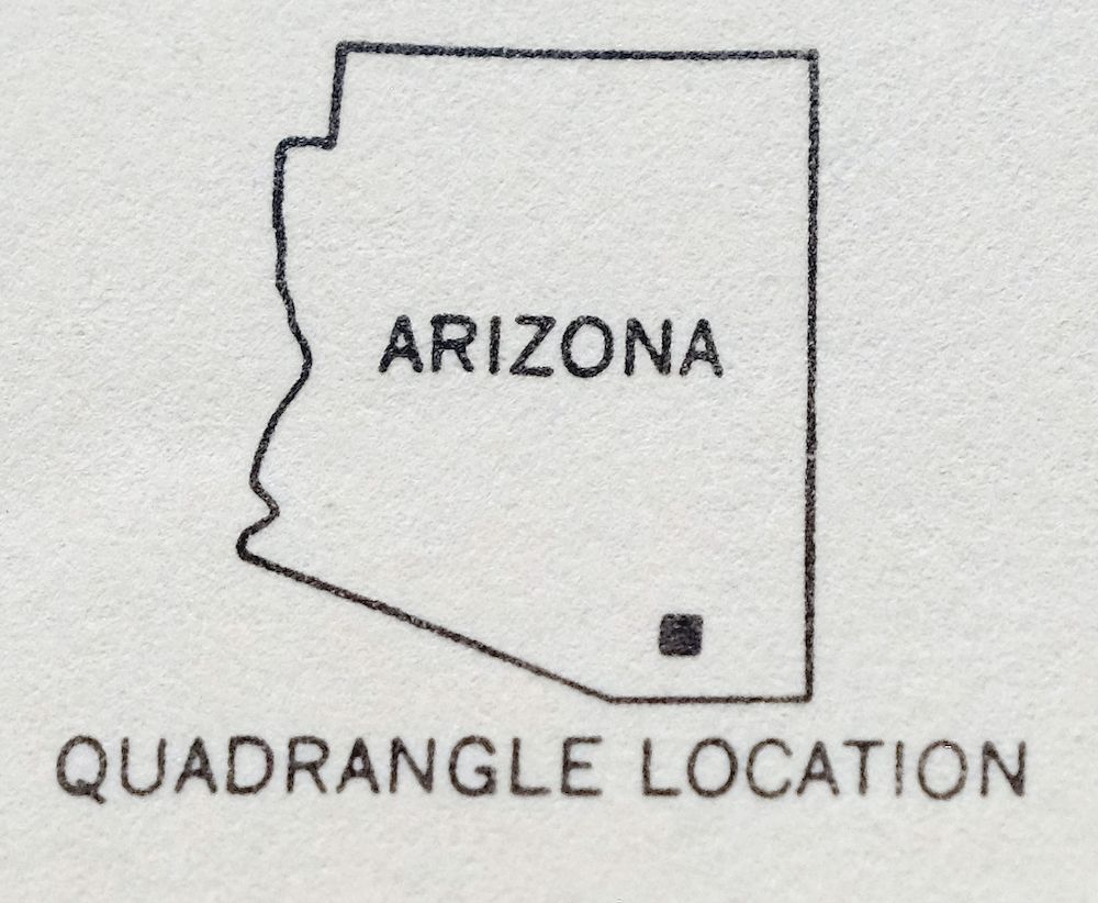 Benson Arizona Coronado NF St. David USGS Topo Map 1962 - Image 3