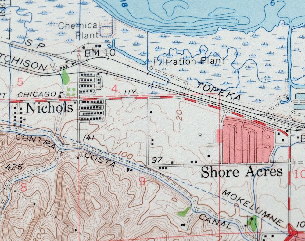 Pittsburg California Concord Fairfield USGS Topo Map 1965 - Image 5