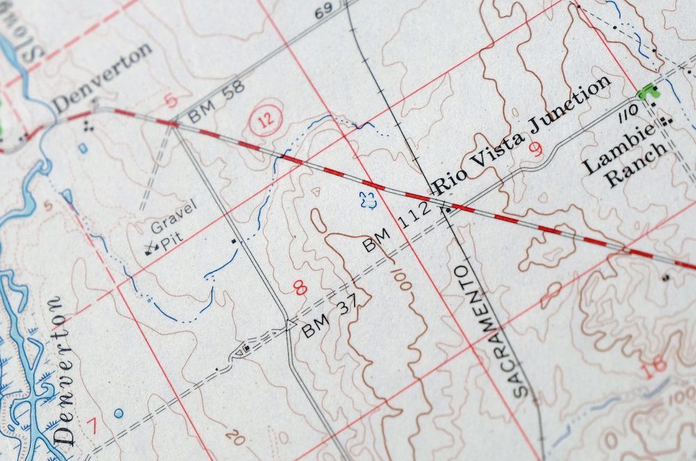 Pittsburg California Concord Fairfield USGS Topo Map 1965 - Image 2