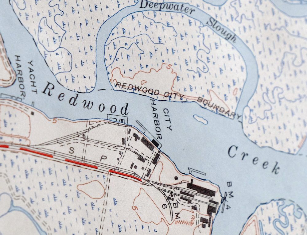 Redwood Point California Fremont Hayward USGS Topo Map 1948 - Image 3