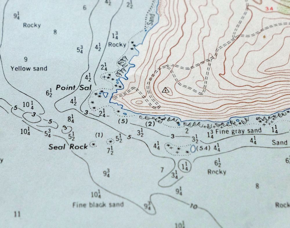 Point Sal California USGS 7.5-Min Topo Map 1948 Vintage - Image 3