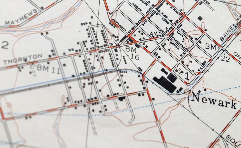 Newark California Fremont Hayward USGS Topo Map 1948 Vintage - Image 4