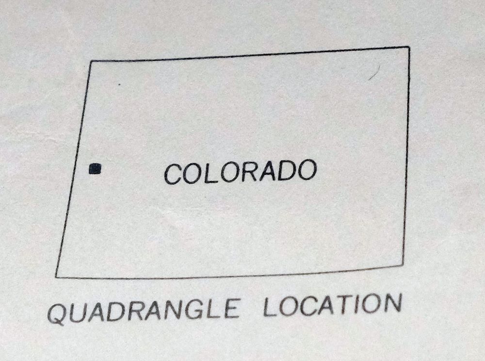 Grand Junction Colorado Redlands USGS Topo Map 1964 Vintage - Image 5