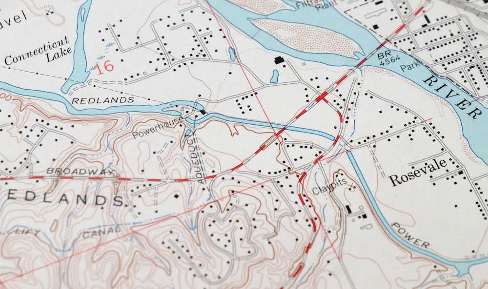 Grand Junction Colorado Redlands USGS Topo Map 1964 Vintage - Image 2