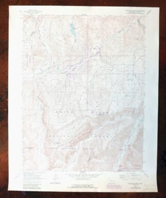Highland Peak Colorado Snowmass Village USGS Topo Map 1988