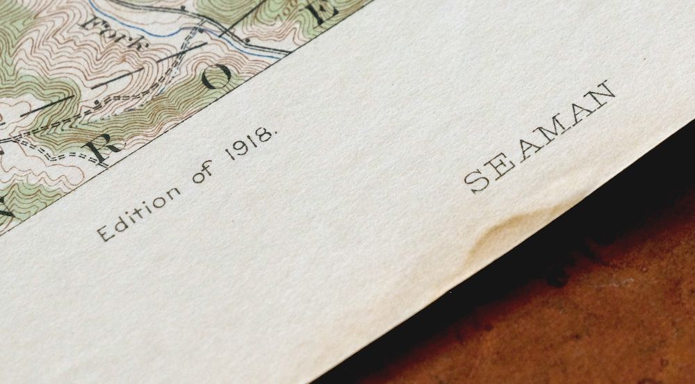 Seaman Ohio West Union West Union USGS Topo Map 1918 Antique - Image 4