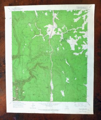Mountainaire Arizona Coconino NF USGS Topo Map 1964 Vintage