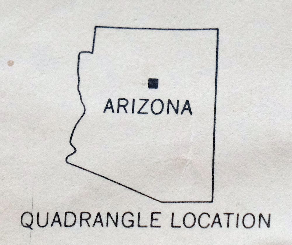 Mountainaire Arizona Coconino NF USGS Topo Map 1964 Vintage - Image 2