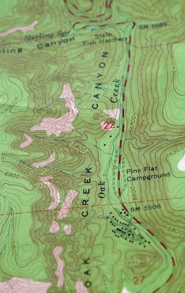 Mountainaire Arizona Coconino NF USGS Topo Map 1964 Vintage - Image 3
