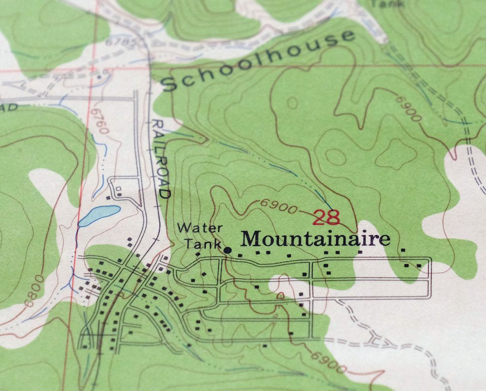 Mountainaire Arizona Coconino NF USGS Topo Map 1964 Vintage - Image 4