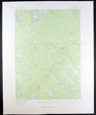 Alton New Hampshire Farmington Strafford USGS Topo Map 1977
