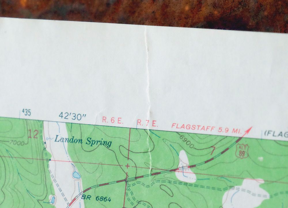 Mountainaire Arizona Coconino NF USGS Topo Map 1964 Vintage - Image 6