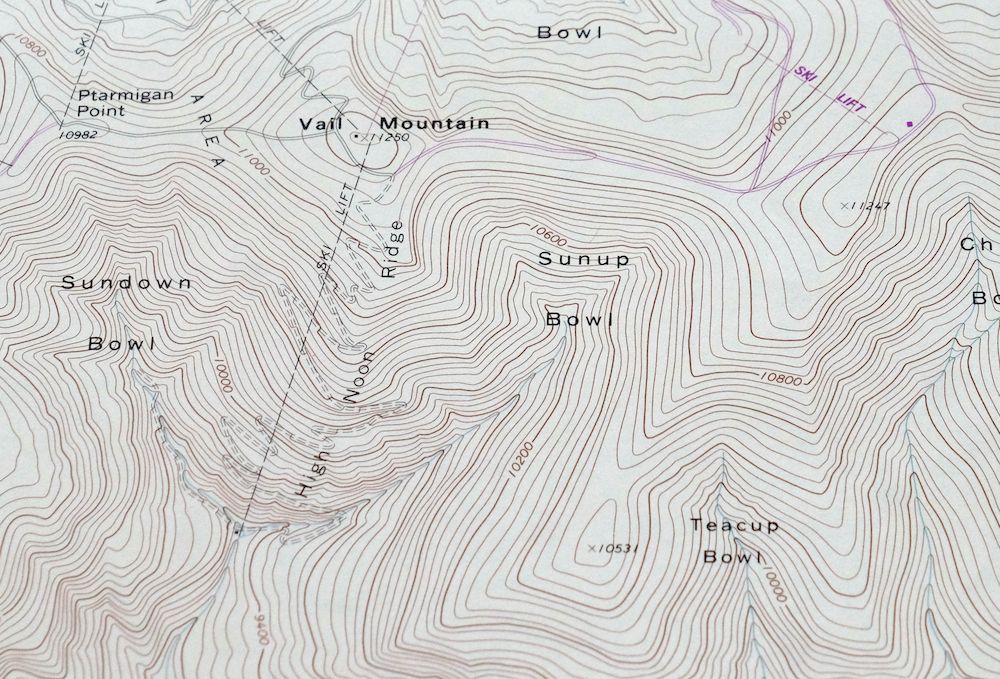 Red Cliff Colorado Vail USGS 7.5-Min Topo Map 1988 Vintage - Image 4