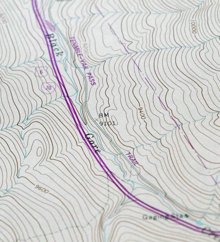 Red Cliff Colorado Vail USGS 7.5-Min Topo Map 1988 Vintage - Image 2