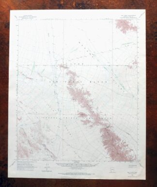 Isla Pinta Arizona Cabeza Prieta NWR USGS Topo Map 1970