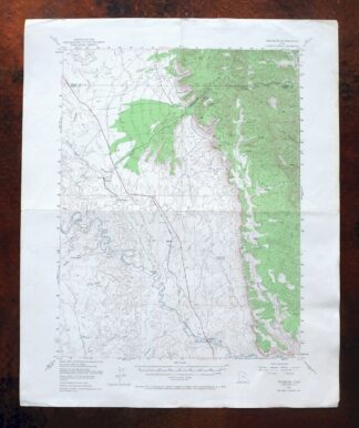 Woodside Utah Book Cliffs Cedar USGS Topographic Map 1973
