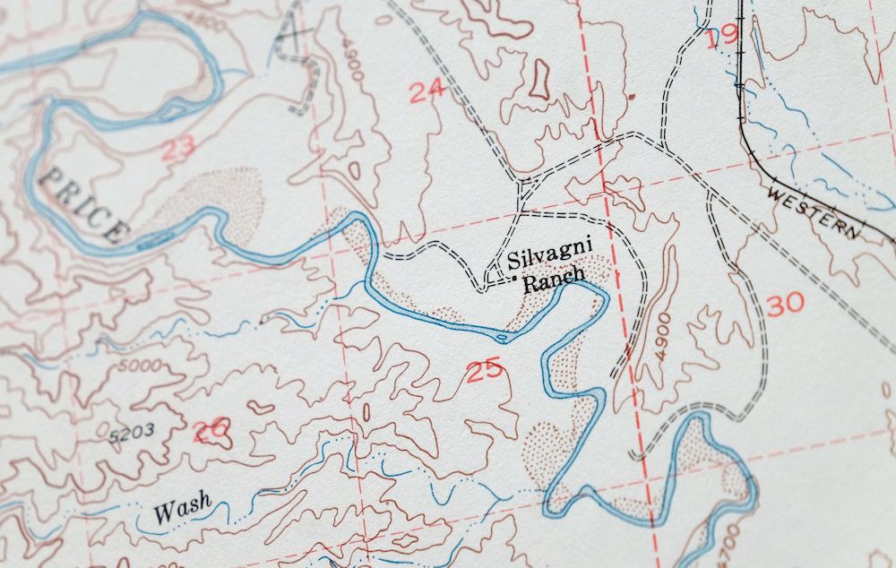 Woodside Utah Book Cliffs Cedar USGS Topographic Map 1973 - Image 4