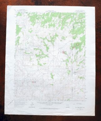 Cajon Mesa Utah Montezuma Creek USGS Topo Map 1965 Vintage