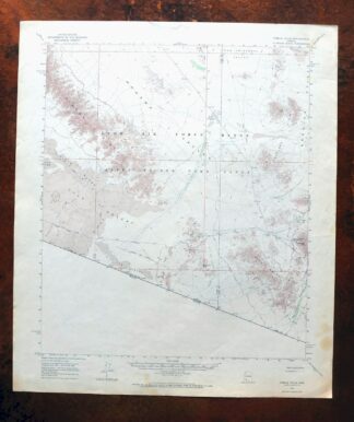 O'neill Hills Arizona Cabeza Prieta NWR USGS Topo Map 1971