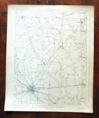 Mount Sterling Ohio Washington Midway USGS Topo Map 1925