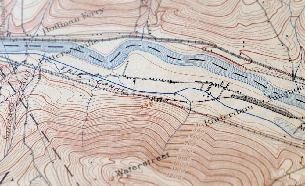 Amsterdam New York Rotterdam Hagaman USGS Topo Map 1912 - Image 3