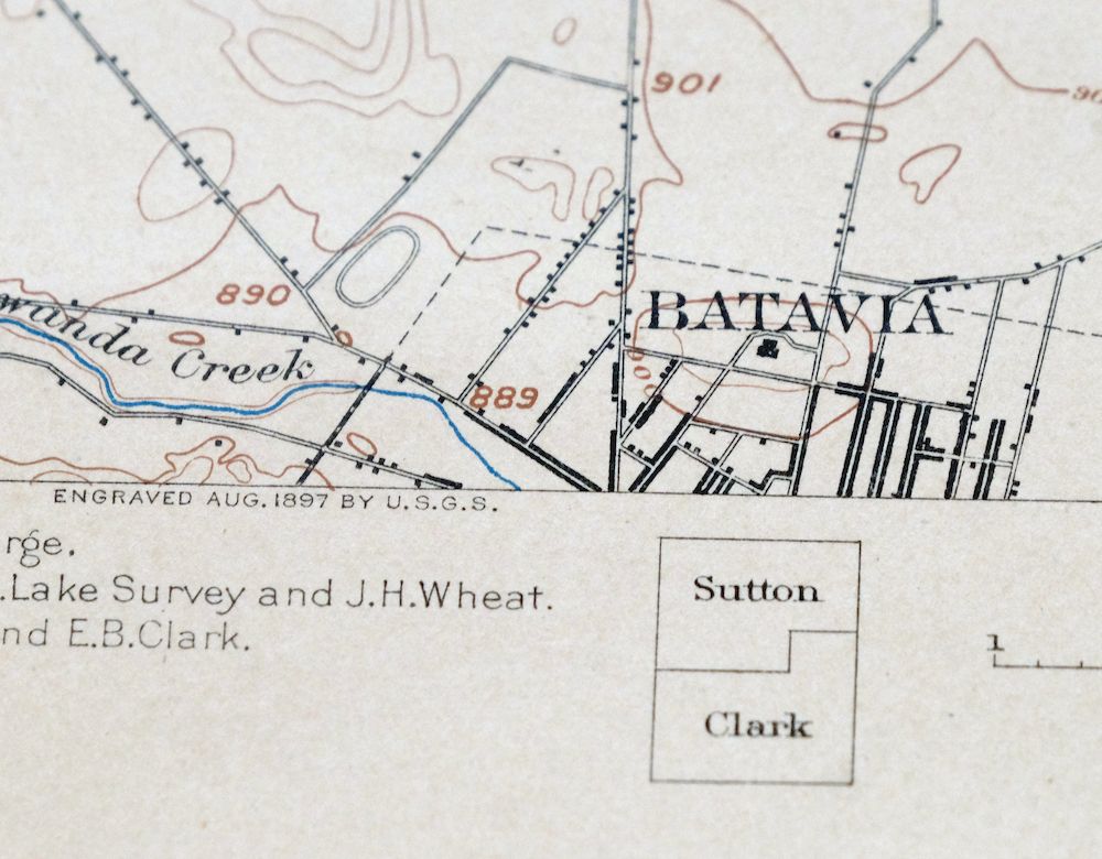 Albion New York Batavia Holley USGS Topo Map 1907 Antique - Image 3