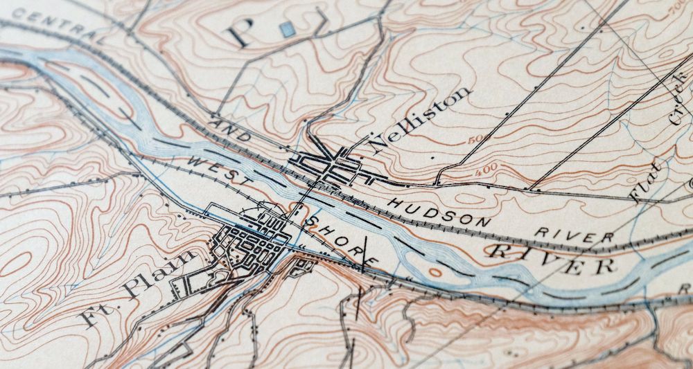 Canajoharie New York Fort Plain Ames USGS Topo Map 1909 - Image 2