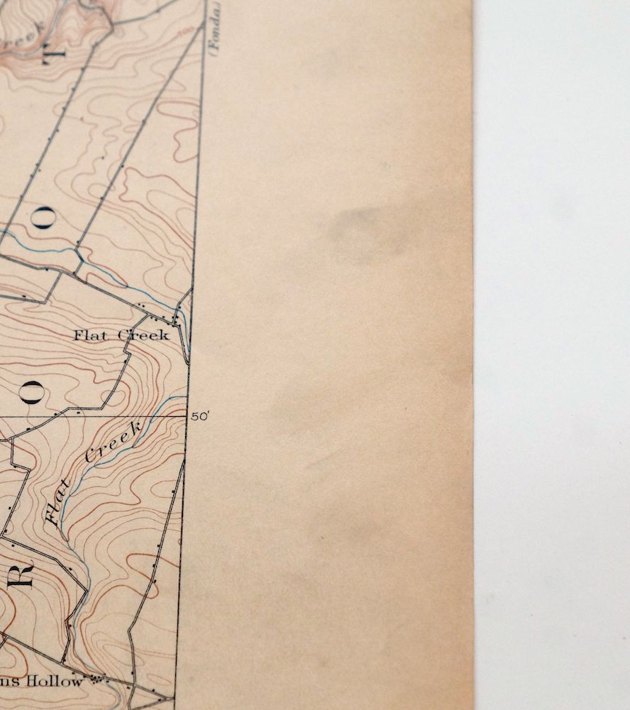 Canajoharie New York Fort Plain Ames USGS Topo Map 1909 - Image 3