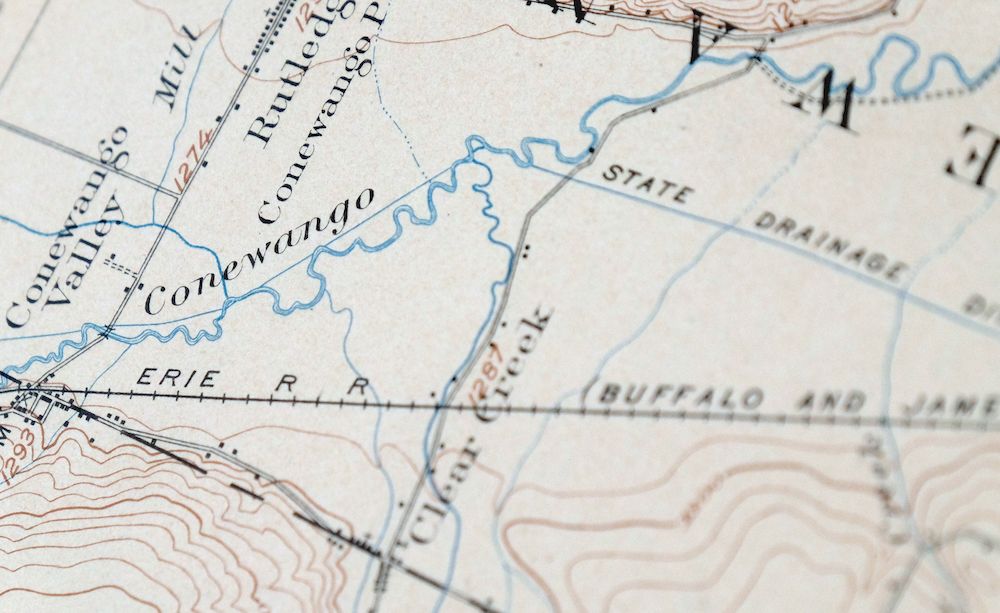 Jamestown New York Falconer Frewsburg USGS Topo Map 1905 - Image 2