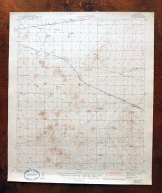 Aden New Mexico USGS 15-Min Topographic Map 1943 Vintage