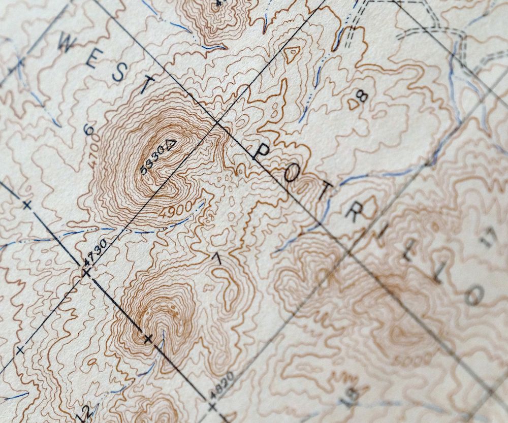 Aden New Mexico USGS 15-Min Topographic Map 1943 Vintage - Image 2