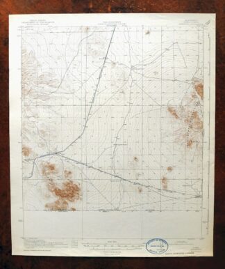 Hermanas New Mexico USGS 15-Min Topographic Map 1943 Vintage