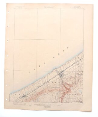 Westfield New York Mayville Ripley USGS 15-Min Topo Map 1903