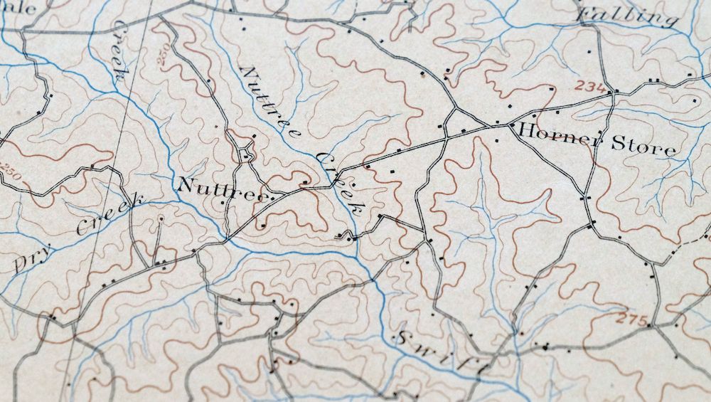 Amelia Virginia Richmond Bon Air USGS Topo Map 1904 Antique - Image 5