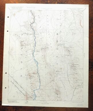 Camp Mohave Arizona El Dorado WSA Kingman USGS Topo Map 1920