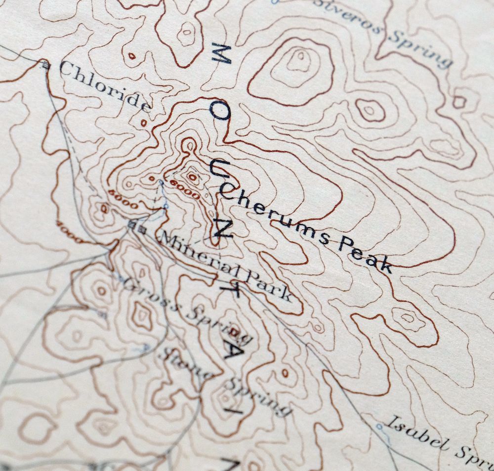 Camp Mohave Arizona El Dorado WSA Kingman USGS Topo Map 1920 - Image 5