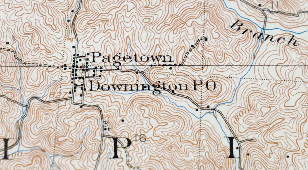 Pomeroy Ohio Middleport Mason USGS Topo Map 1907 Antique - Image 4