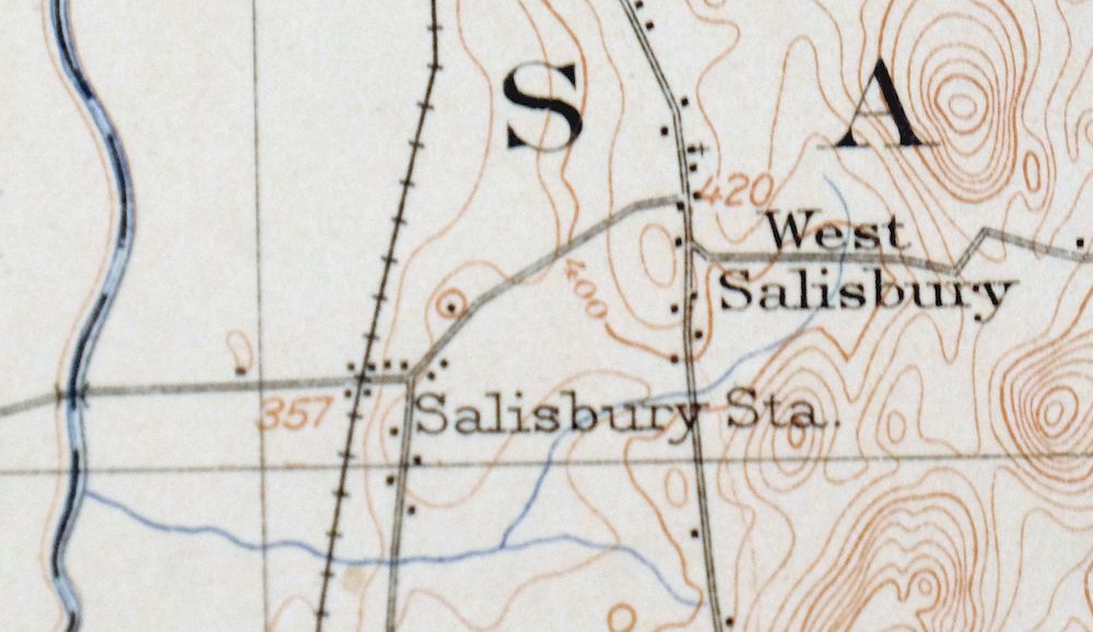 Brandon Vermont Green Mountain NF USGS Topo Map 1911 Antique - Image 3