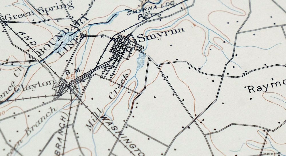 Dover Delaware Bombay Hook NWR Middletown USGS Topo Map 1906 - Image 6