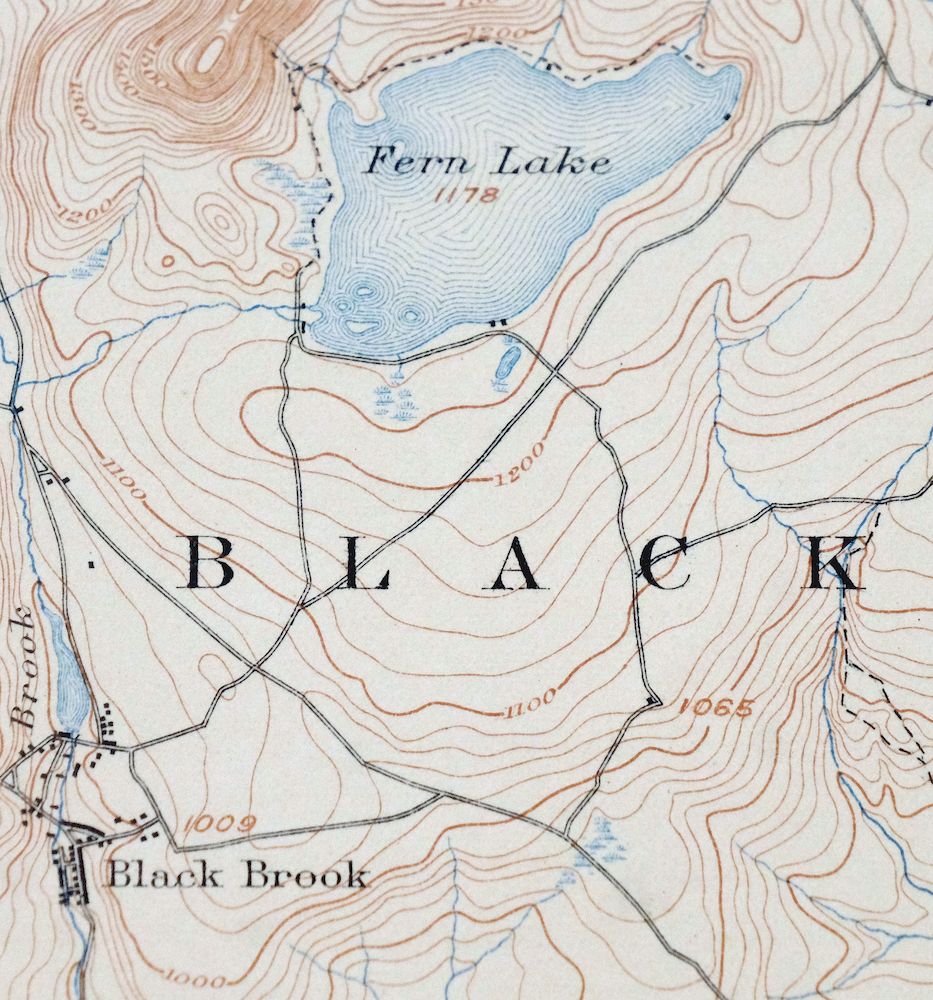 Ausable New York Au Sable Forks USGS Topo Map 1909 Antique - Image 2