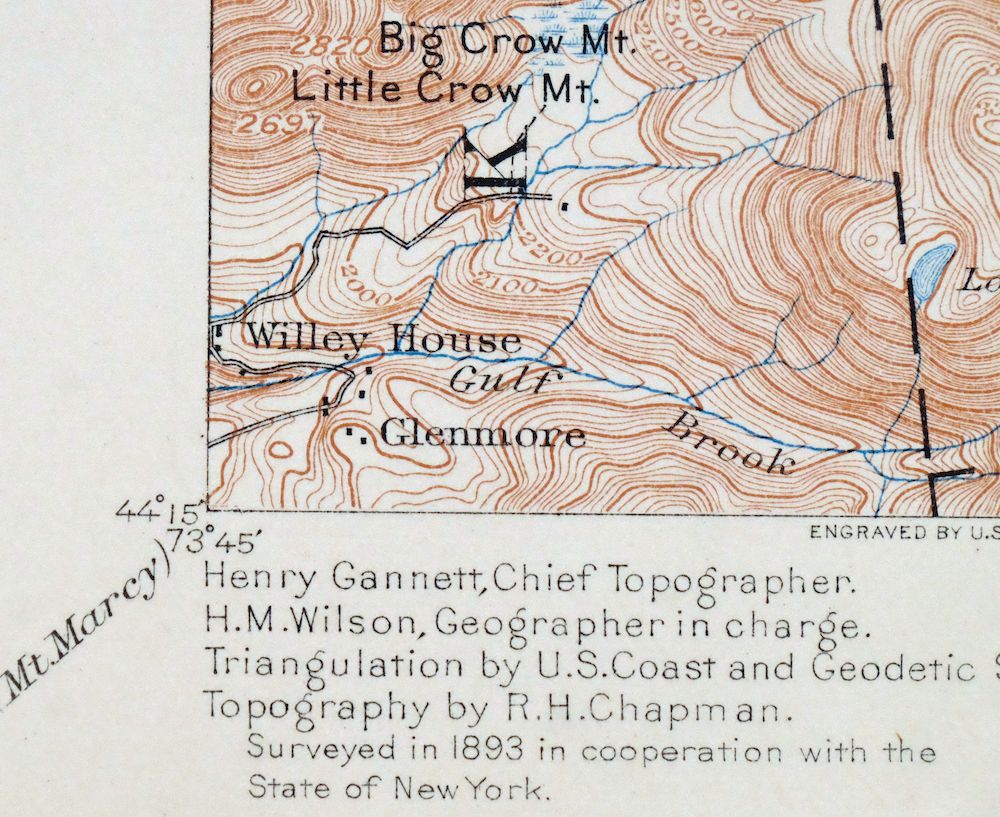 Ausable New York Au Sable Forks USGS Topo Map 1909 Antique - Image 3